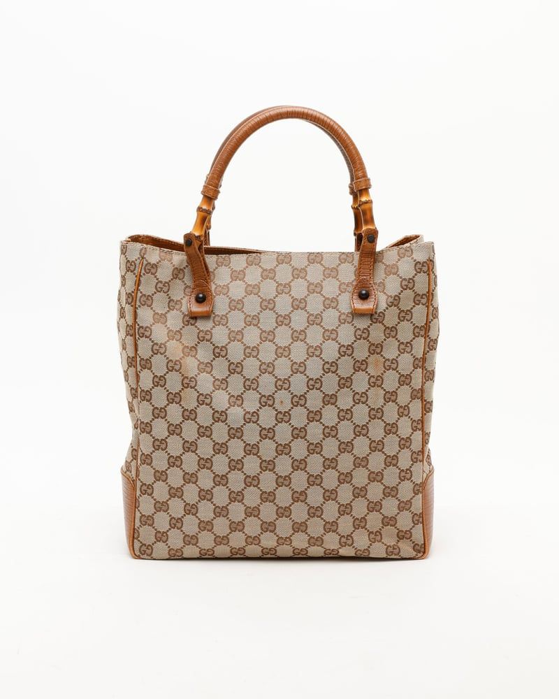 Gucci GG Bamboo Tote Bag