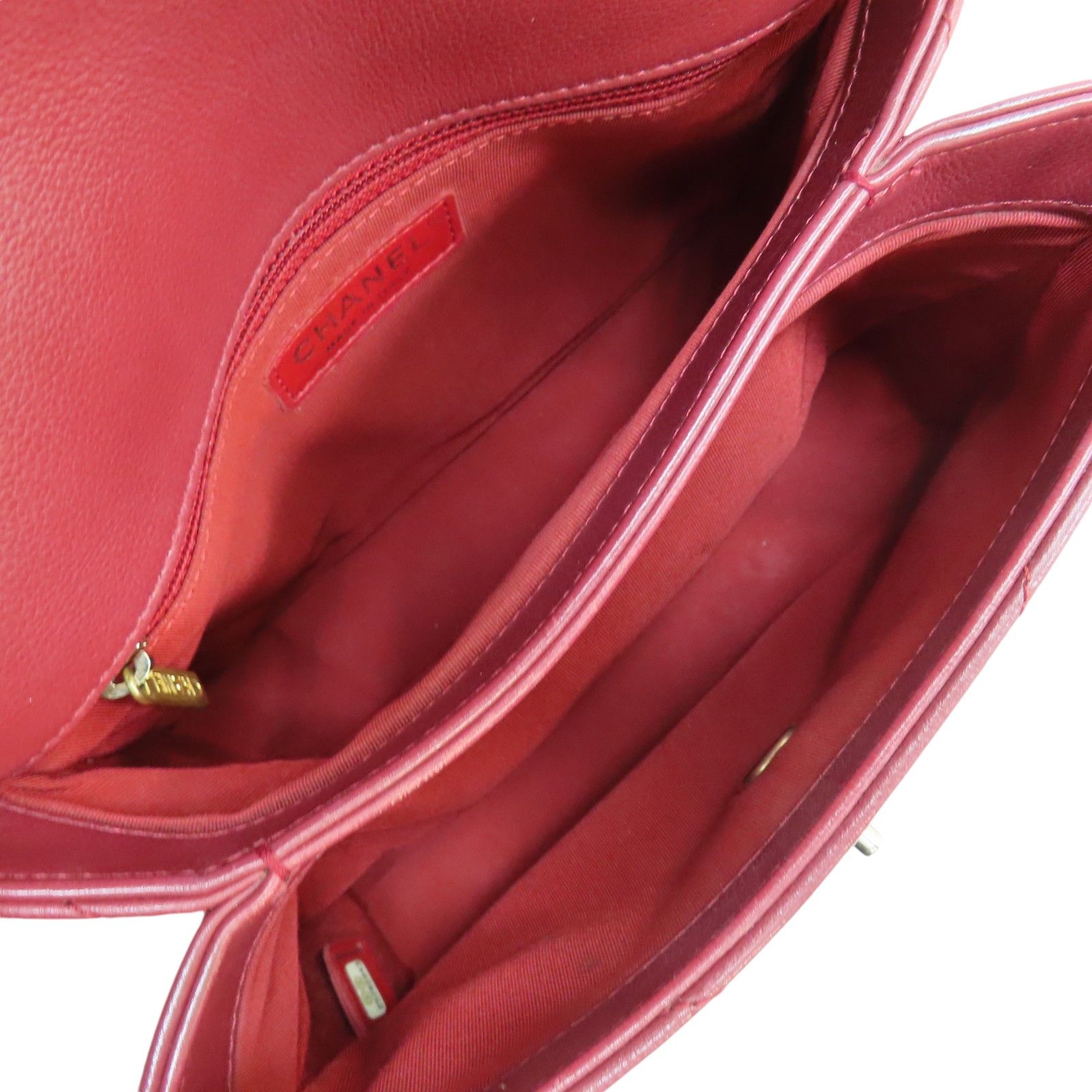 Chanel Small Chevron Chic Top Handle Flap, Calfskin Stitched