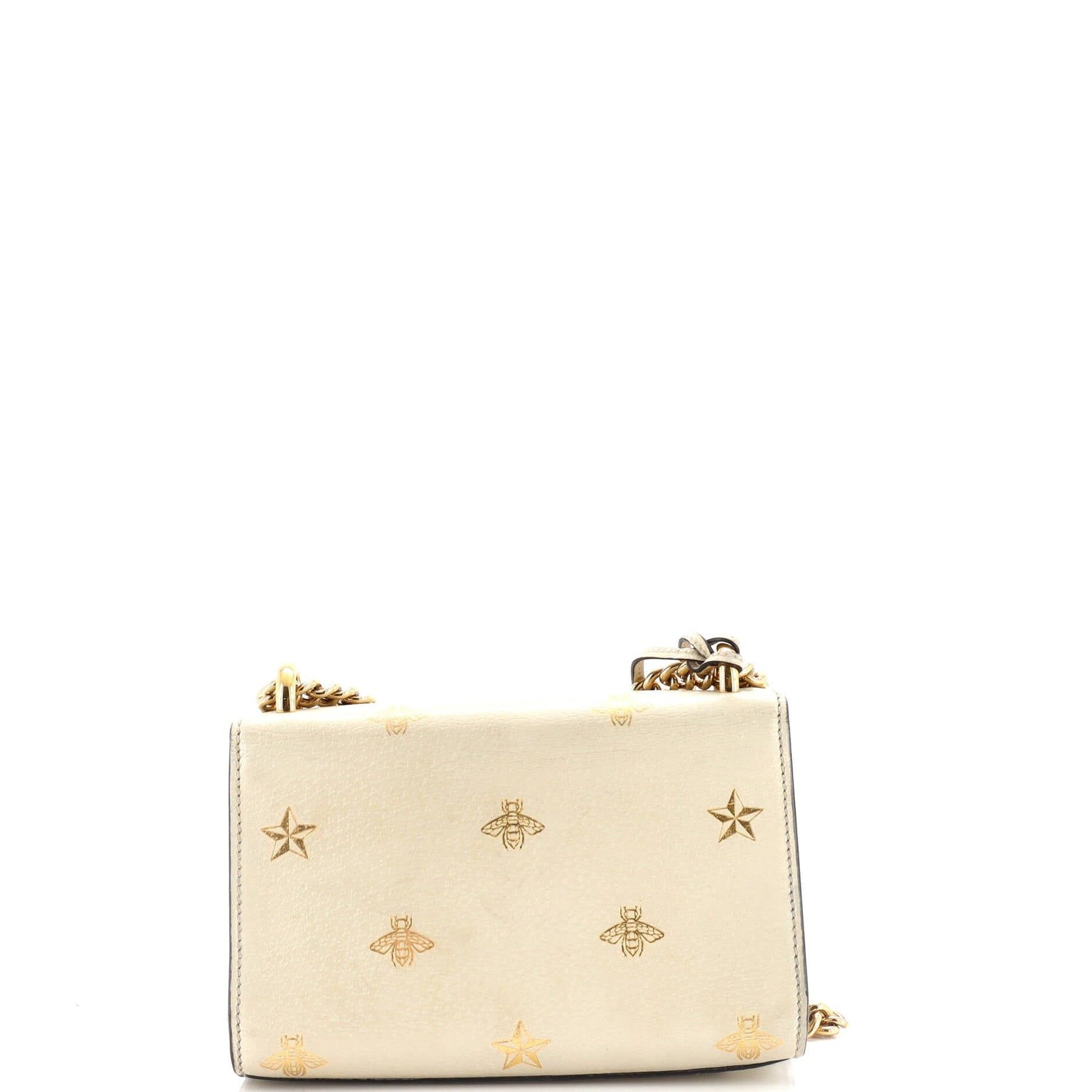Gucci Padlock Shoulder Bag Printed Leather Small
