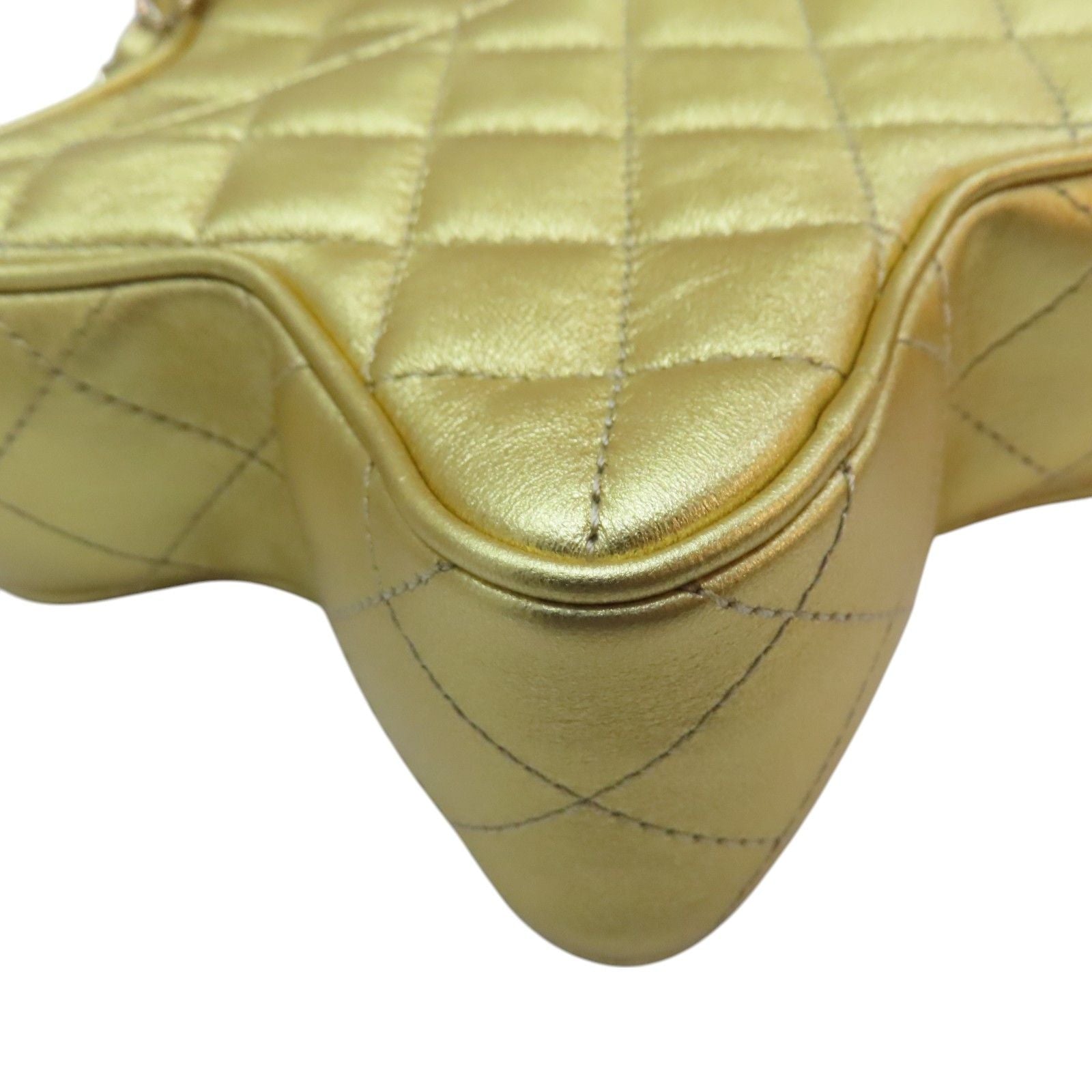 Chanel Matelasse Star Shoulder Bag Lambskin Gold