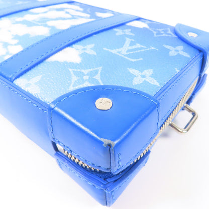 Louis Vuitton Monogram Clouds Soft Trunk Wallet Blue Shoulder Bag M 45432