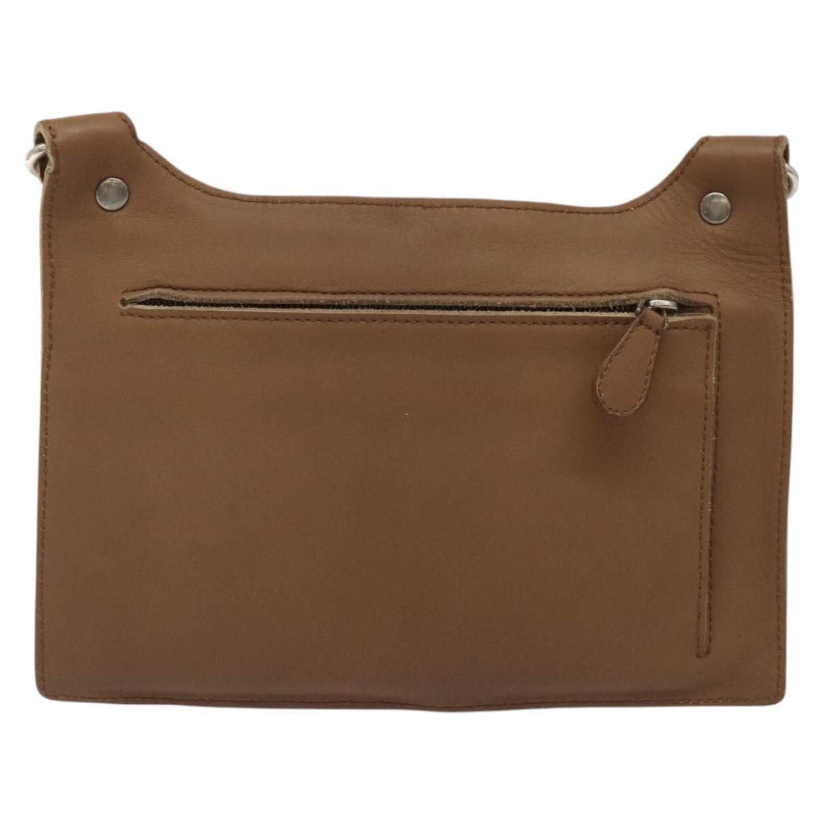 Bottega Veneta Waist Bag Leather Brown Auth