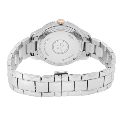 Christian Dior VIII Montaigne Steel Diamond MOP Dial Ladies CD1521I0M001