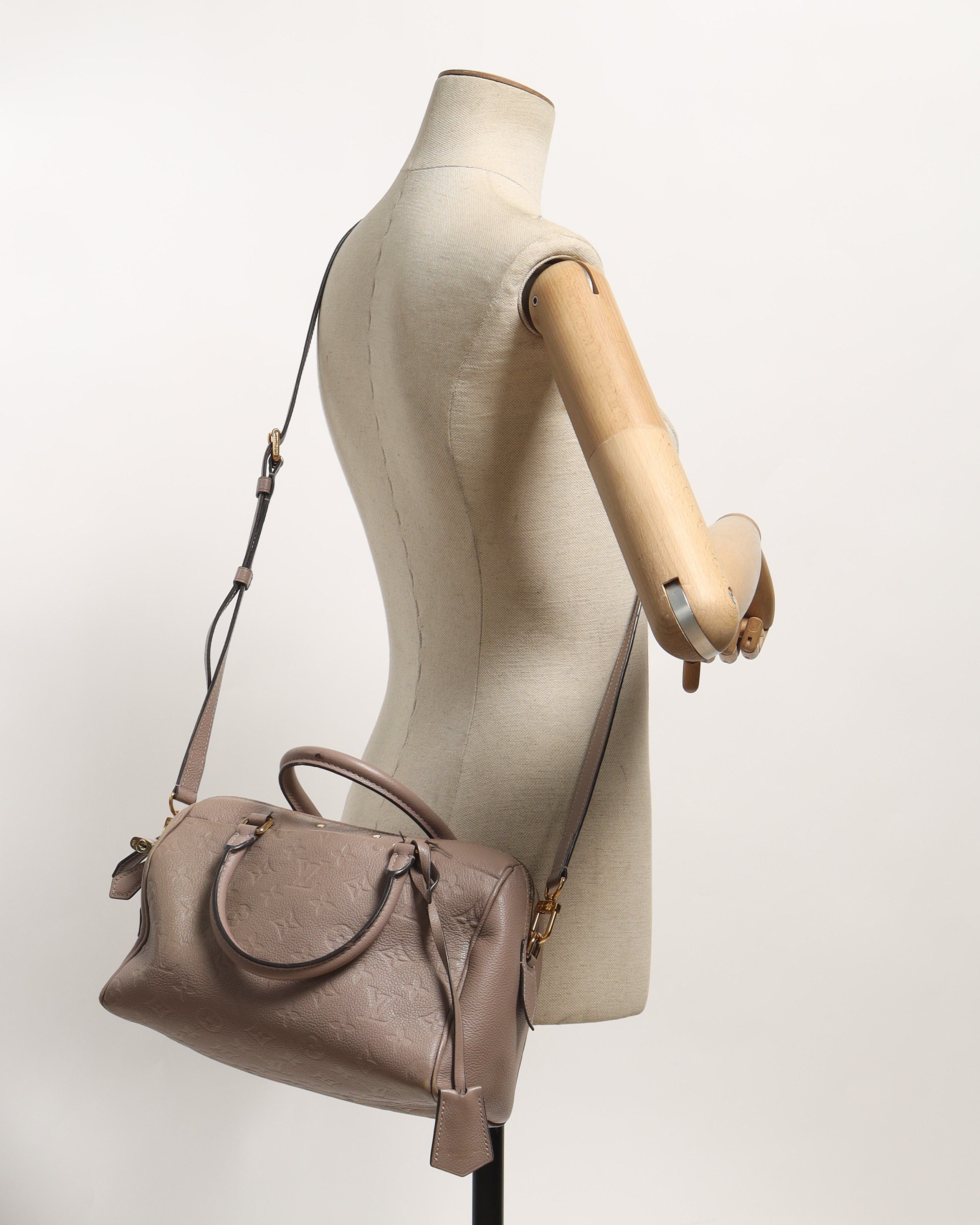 Louis Vuitton Empreinte Speedy 25 Nm Bandoulière Bag