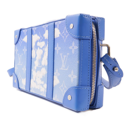 Louis Vuitton Monogram Clouds Soft Trunk Wallet Blue White Blue/white Shoulder Bag M 45432