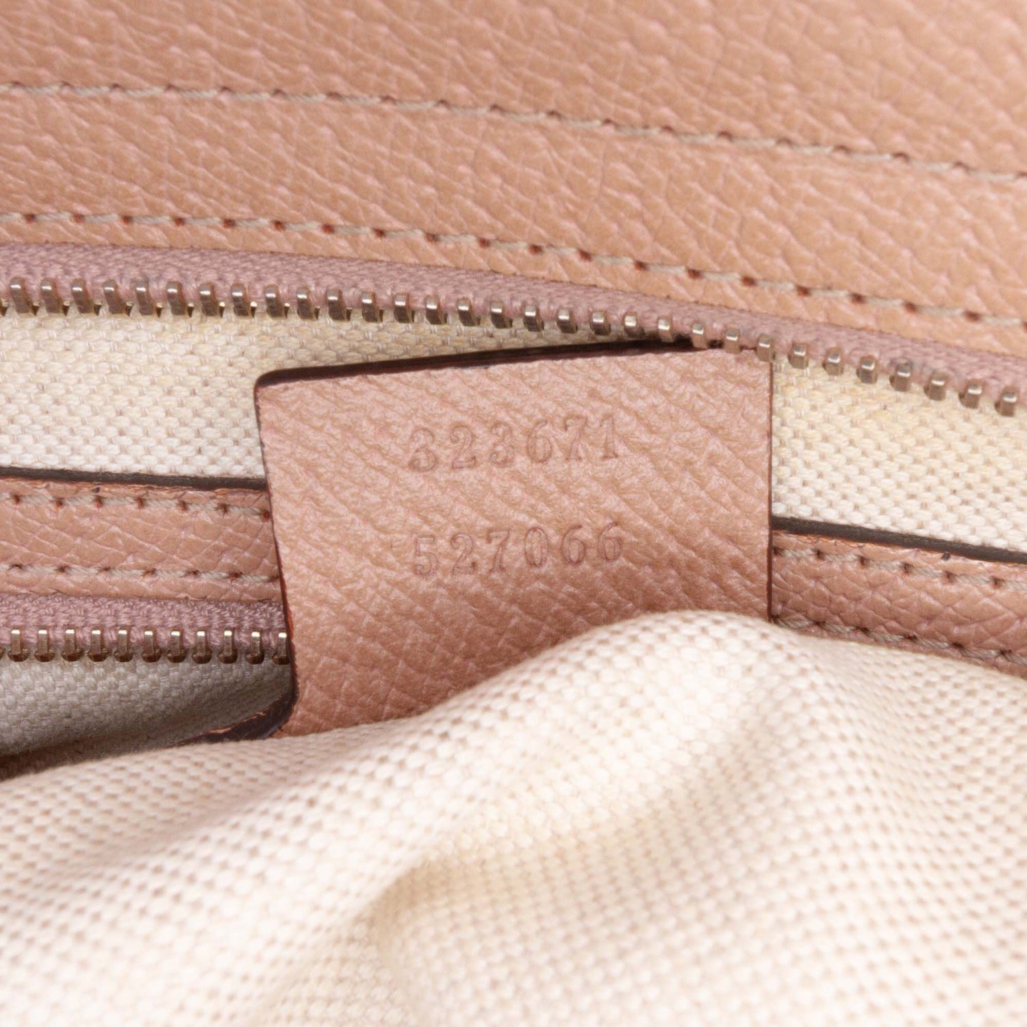 Gucci GG Canvas And Leather Bree Tote Pink
