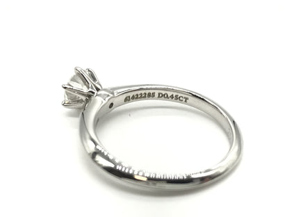 Tiffany &amp; Co. Solitaire .45ct Pt950 34g Ring