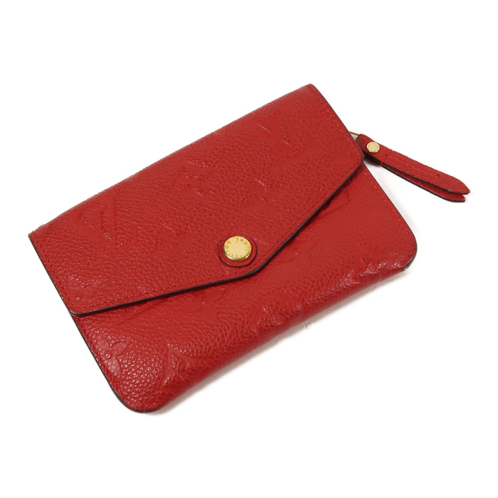 Louis Vuitton Empreinte Card Case Red Card Case M 60634