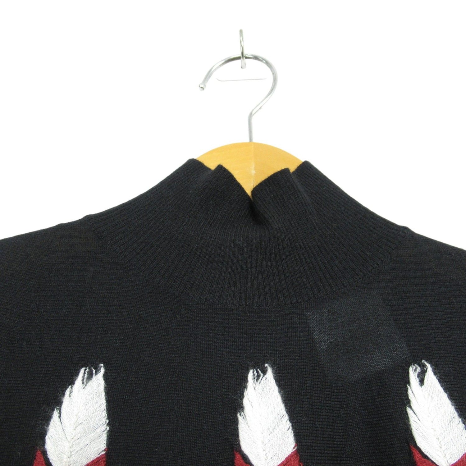 Chanel Knitwear Sweater Black Cashmere Silk 36