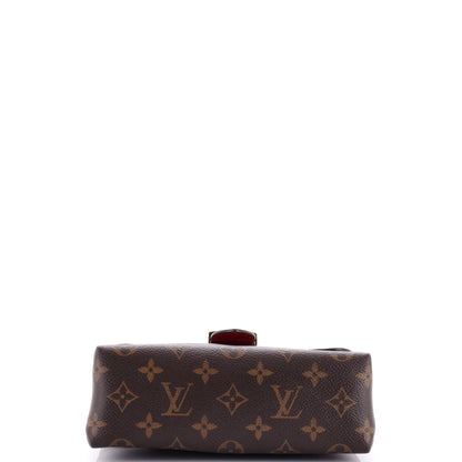 Louis Vuitton Locky Handbag Monogram Canvas With Leather Bb