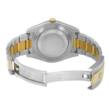 Rolex Datejust II 18K Yellow Steel Steel Diamond Champagne Dial Men Watch 116333