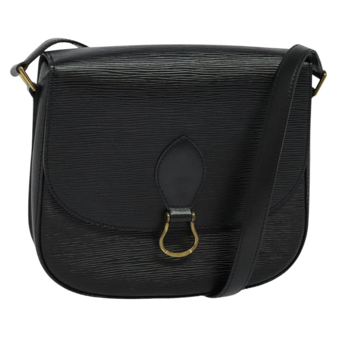 Louis Vuitton Epi Monogram Saint Cloud Gm Bag Black Noir M 52192 Auth