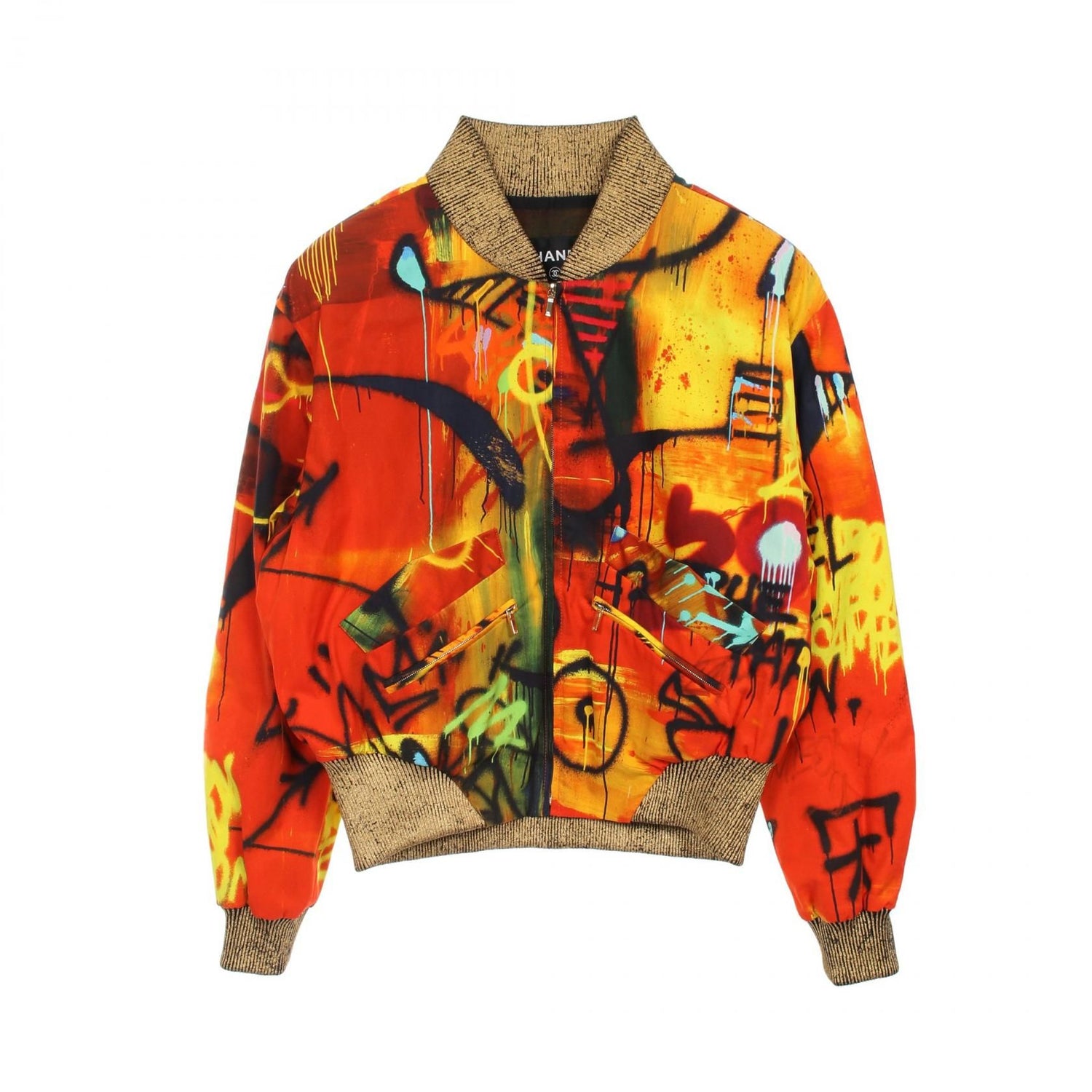 Chanel Orange Multicolor Egyptian Collection Blouson Other Cotton P 61929v 47205