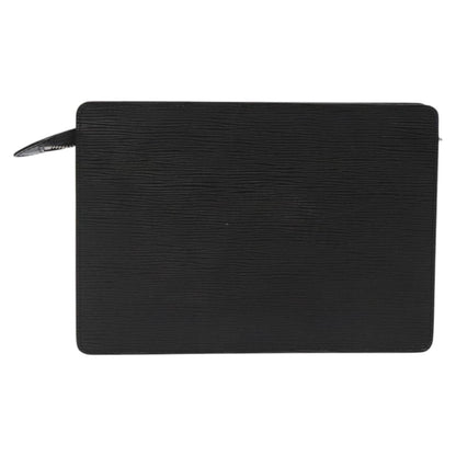 Louis Vuitton Epi Pochette Homme Clutch Bag Black Noir M 52522 Lv Auth