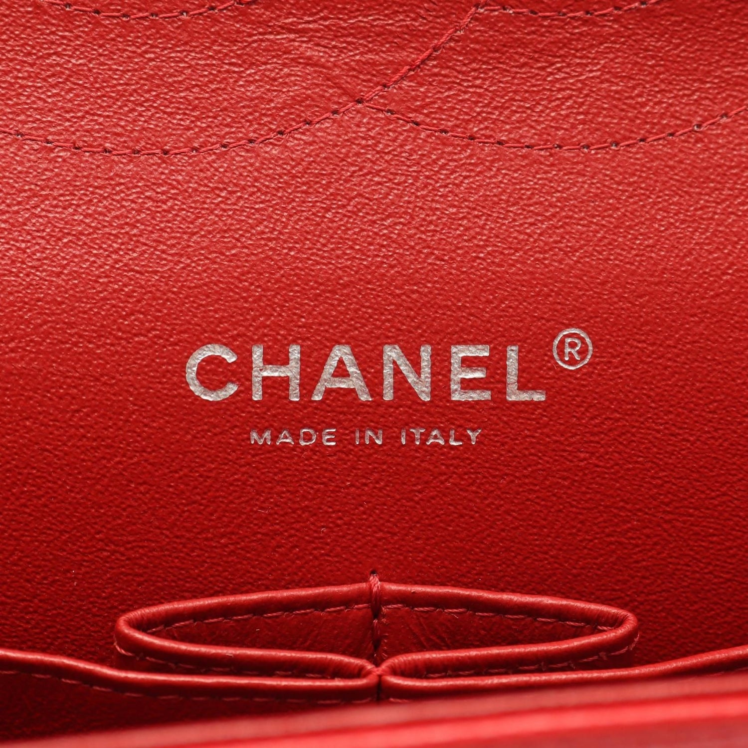 Chanel Red Deca Matelasse 30 Classic Large W Flap Shoulder Bag Calfskin (cowhide) A 58600