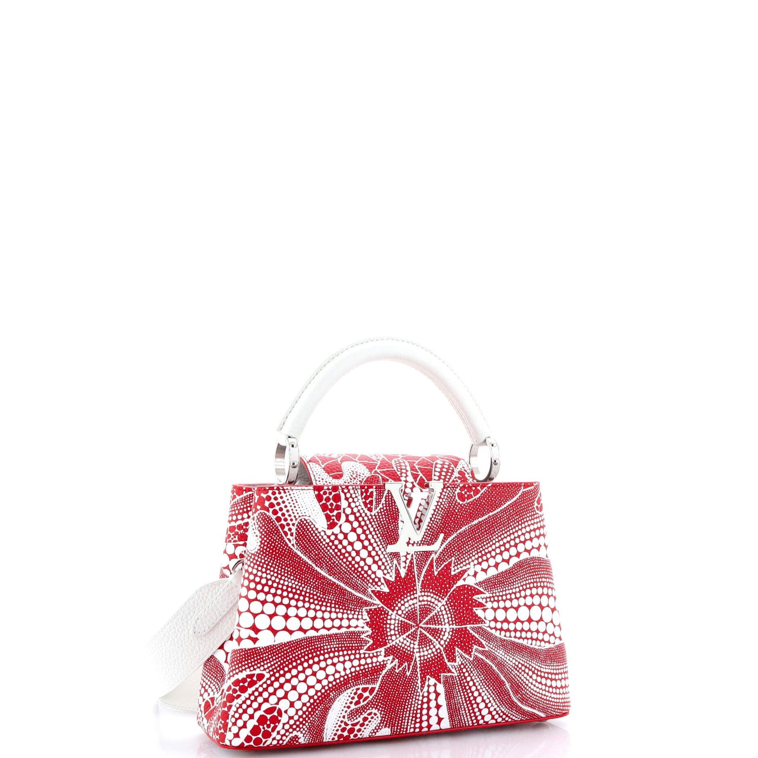Louis Vuitton Capucines Bag Yayoi Kusama Flower Infinity Dots Taurillon Leather Bb