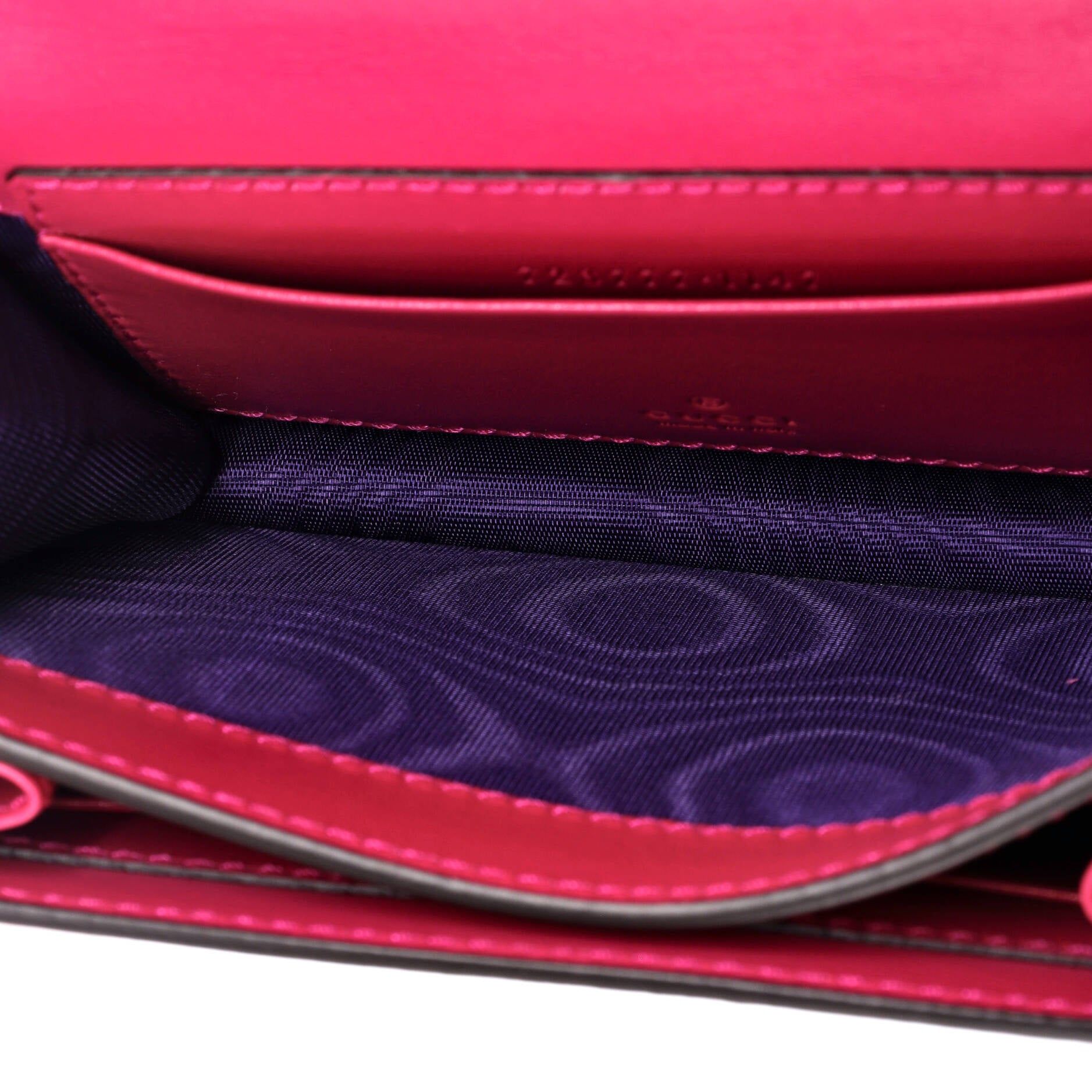 Gucci GG Marmont Flap Messenger Bag Gg Matelasse Nylon With Leather Mini