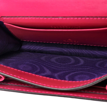 Gucci GG Marmont Flap Messenger Bag Gg Matelasse Nylon With Leather Mini