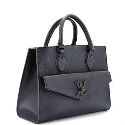 Louis Vuitton Lockme Monochrome Tote Leather Pm