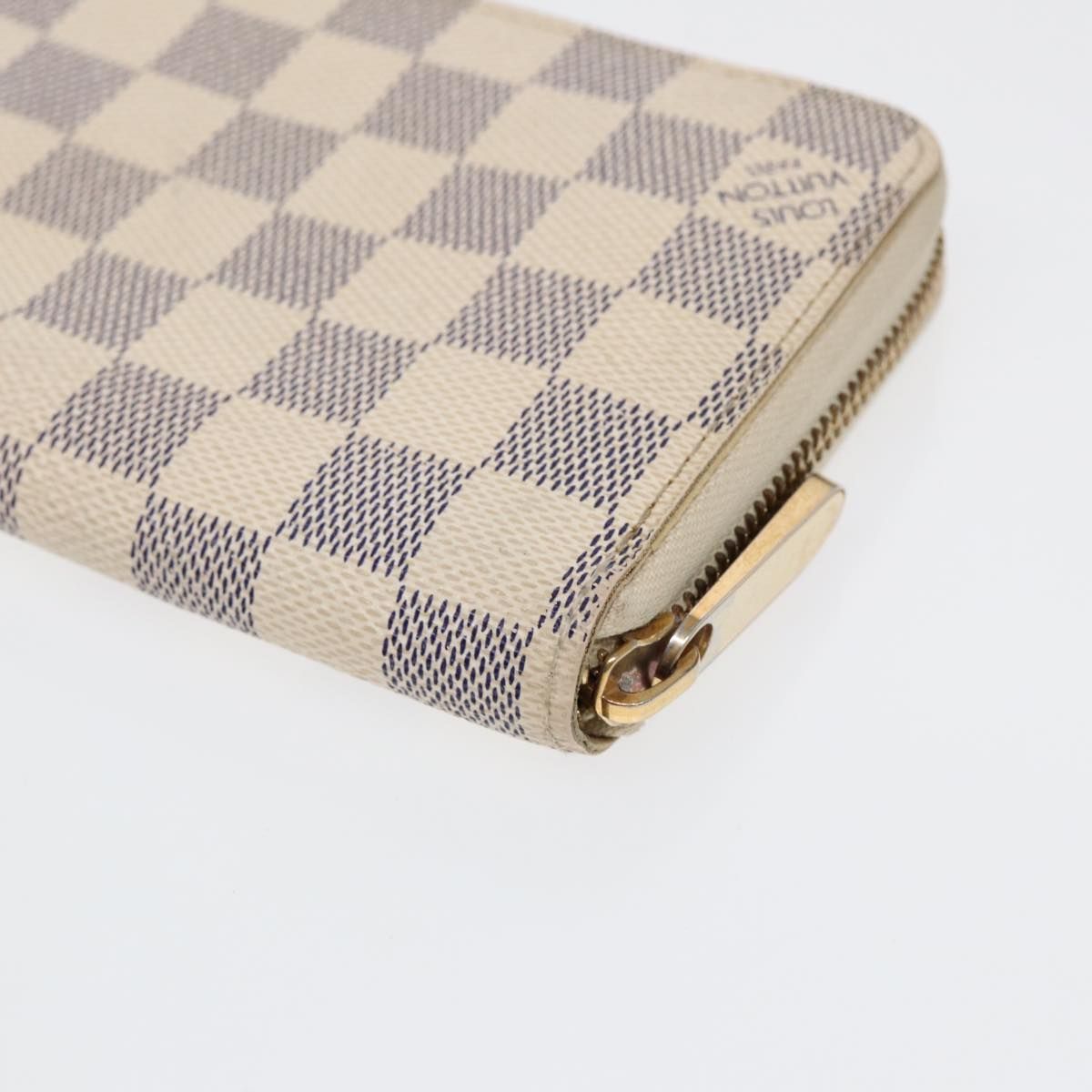 Louis Vuitton Zippy Wallet, Damier Azur