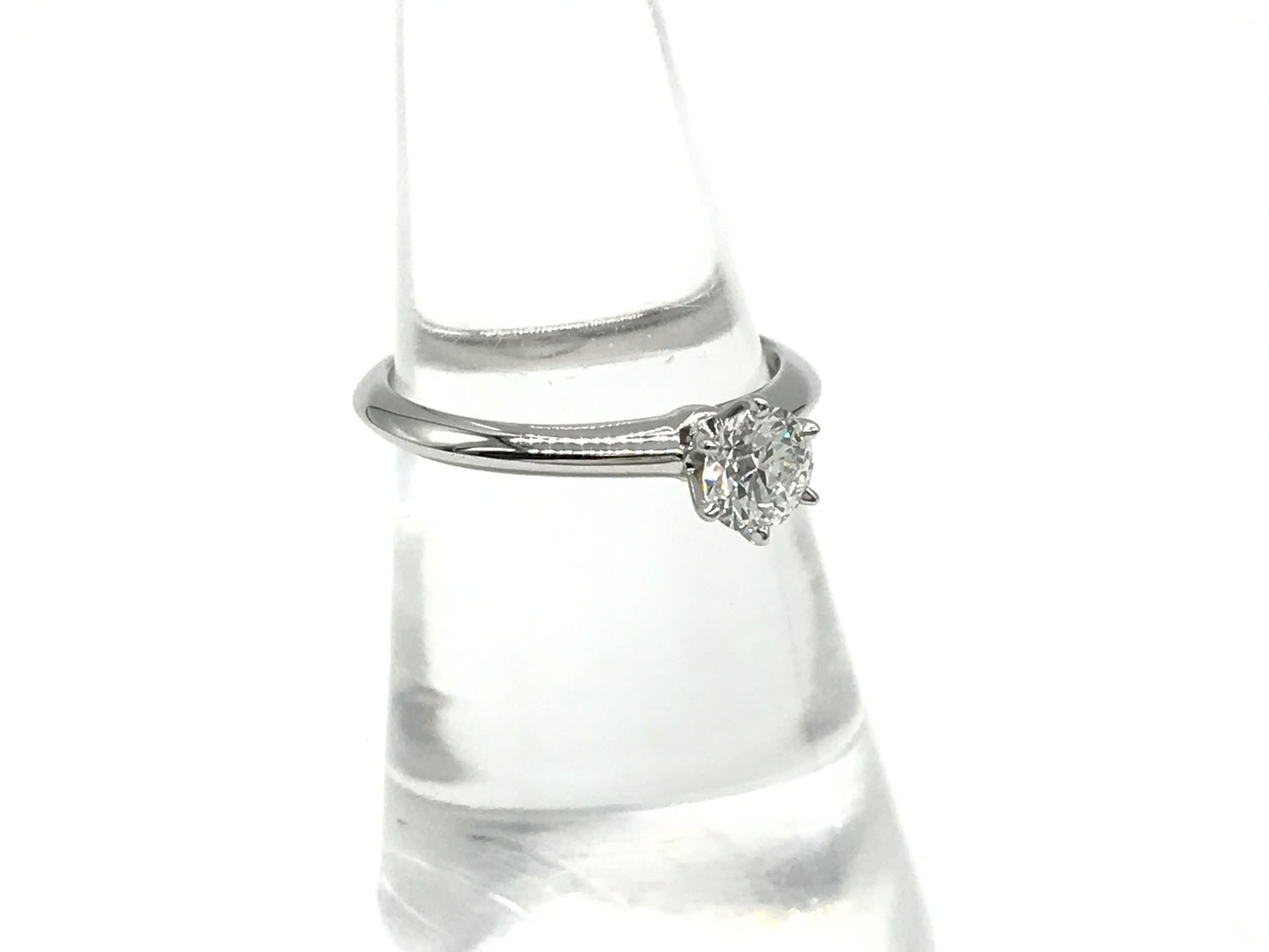 Tiffany &amp; Co. Solitaire .45ct Pt950 34g Ring