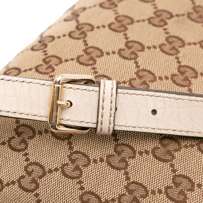 Gucci GG Canvas Jolicoeur Crossbody Brown