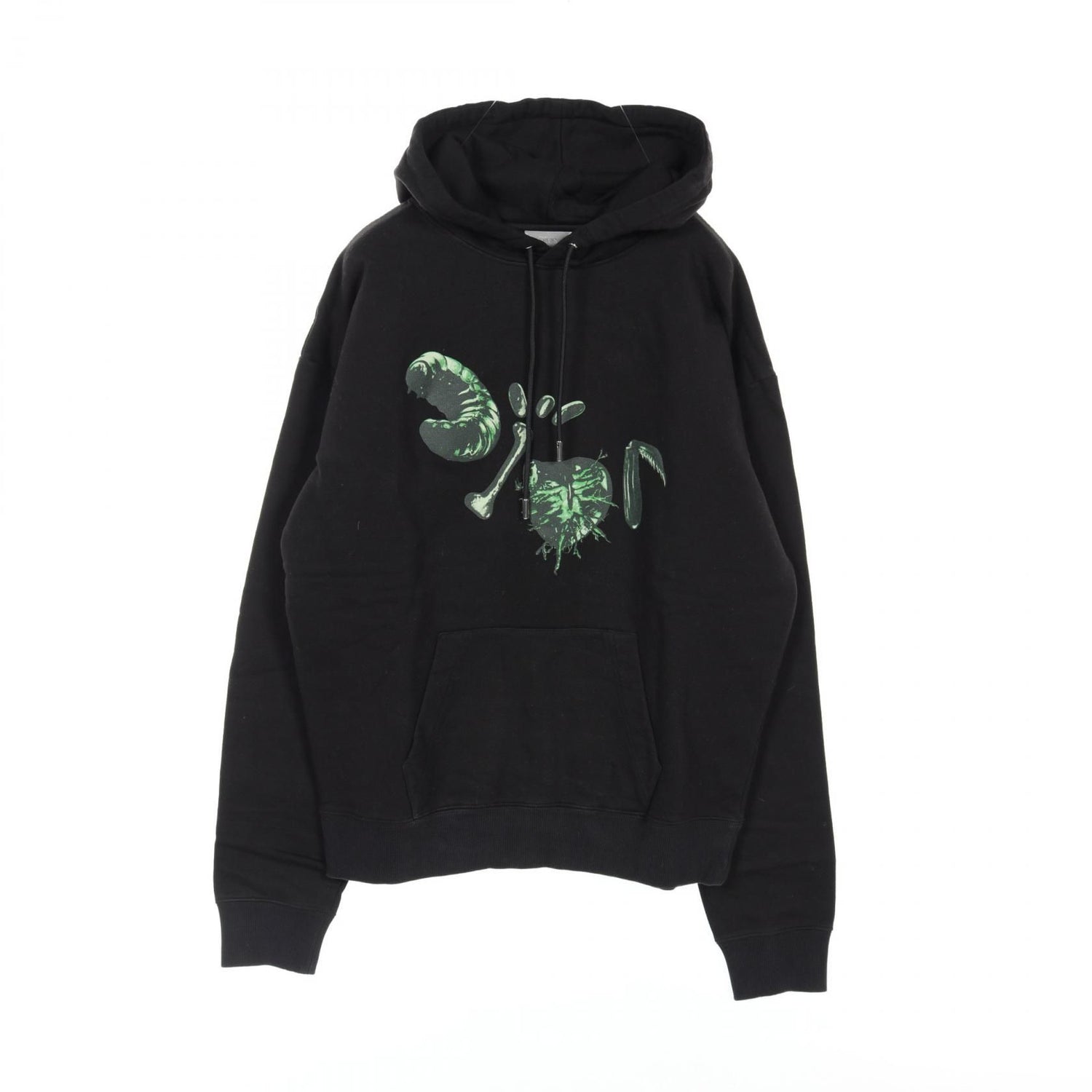 Dior Dior _ Cactus Jack Hoodie Black Green Cotton 283j 678b 0531