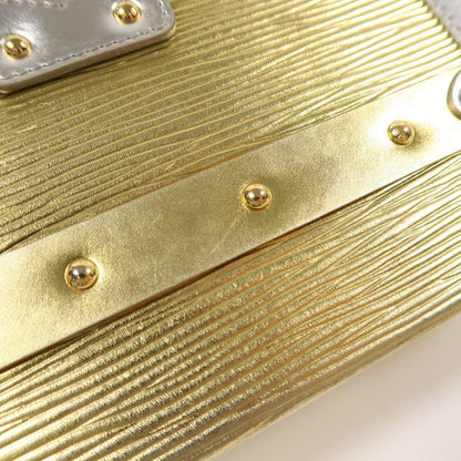 Louis Vuitton Epi/kinpu Petite Malle Kinpaku/ginpaku Shoulder Back Bag Golden Gold Shoulder Bag M 50017