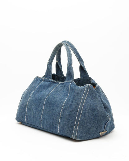 Prada Large Canapa Tote Bag