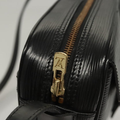 Louis Vuitton Epi Jeune Fille Mm Shoulder Bag Black M 52152 Lv Auth