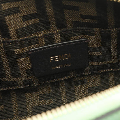 Fendi By The Way Mini Handbag Green Leather 8bs 067