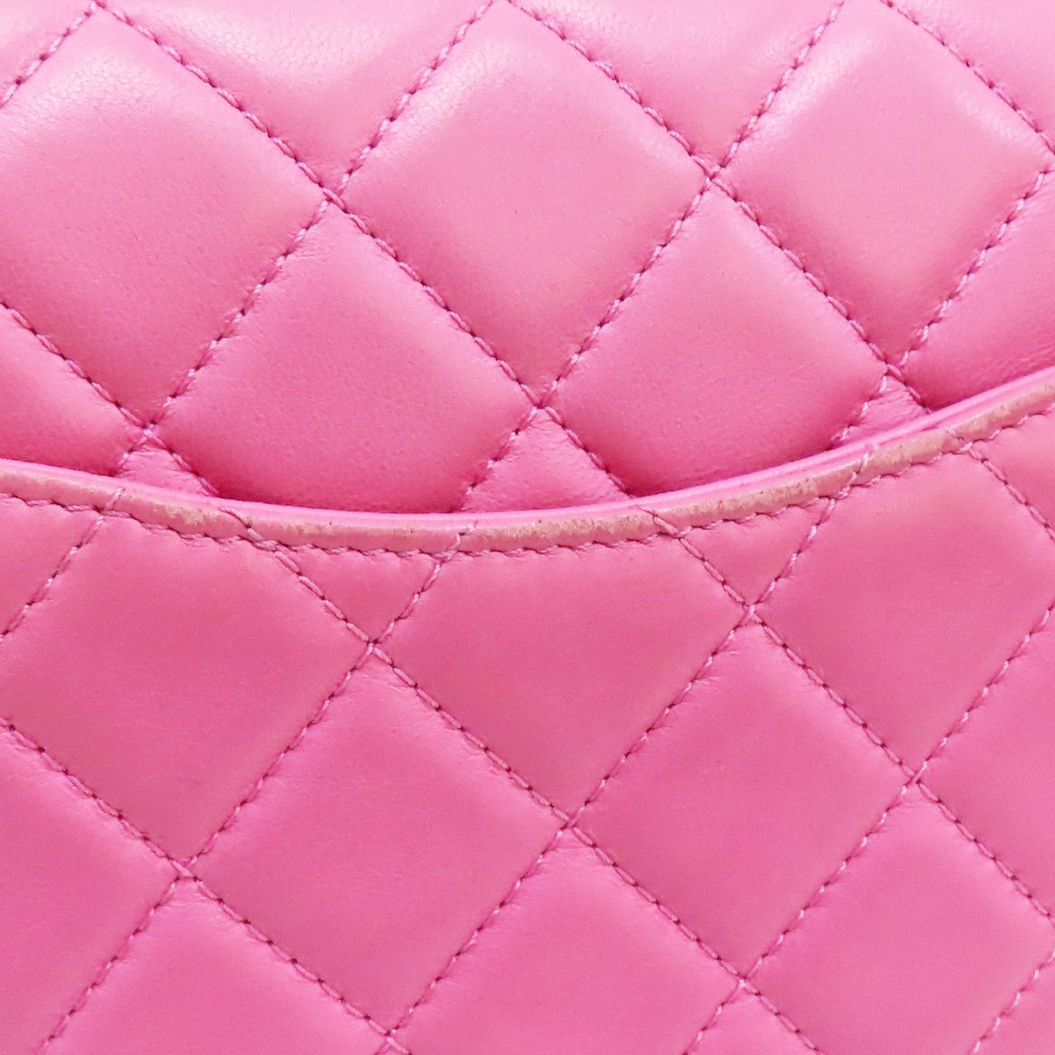 Chanel Matelasse Coco 17 Pearl Crush Shoulder Lambskin Pink Gold Metal