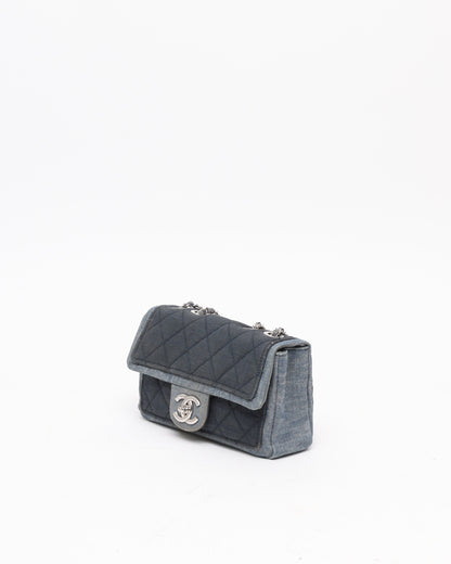 Chanel Small Classic Denim Medallion Flap Bag