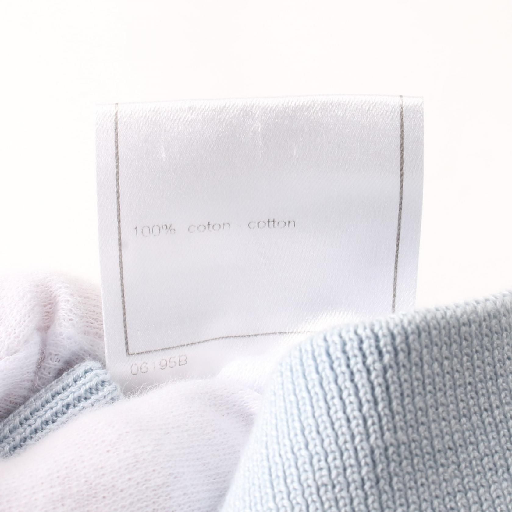 Chanel Blue Knit Cotton P 09543v 00379