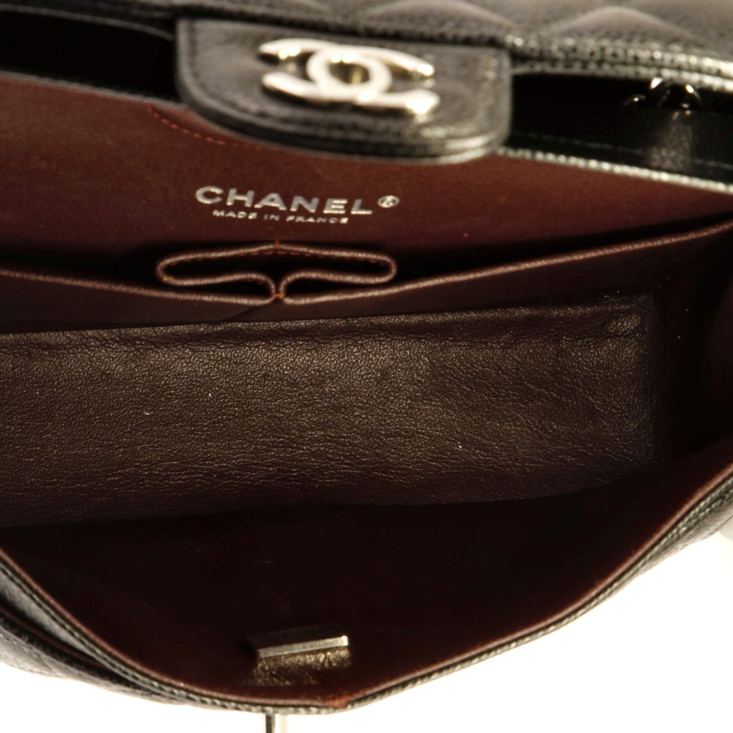 Chanel Classic Double Flap Bag Quilted Caviar Small