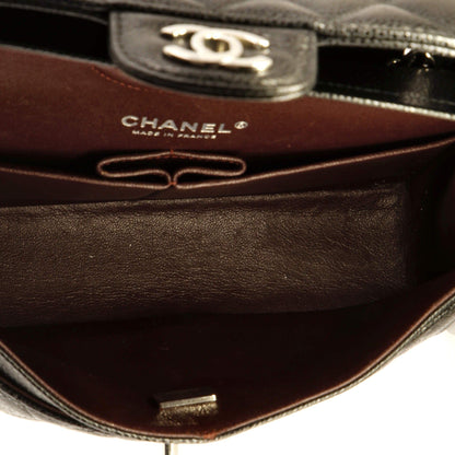 Chanel Classic Double Flap Bag Quilted Caviar Small