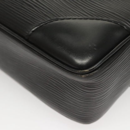 Louis Vuitton Epi Porte Documents Voyage Business Bag Black M 54472 Auth