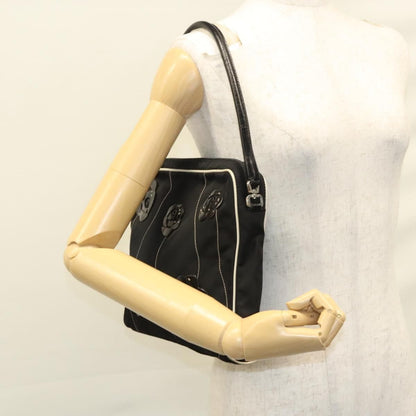 Prada Shoulder Bag Nylon Black Auth