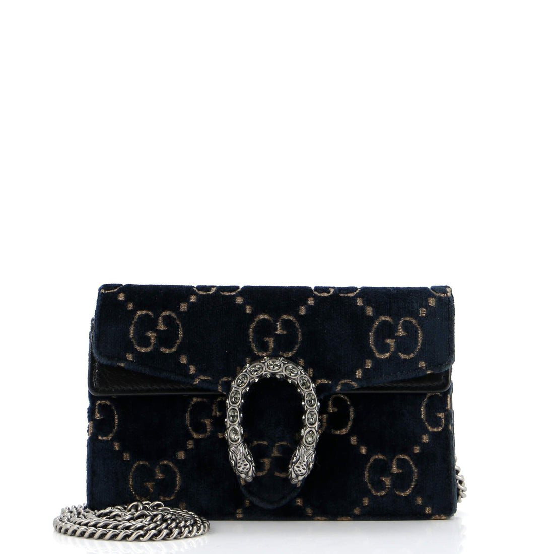 Gucci Dionysus Bag Gg Velvet Super Mini