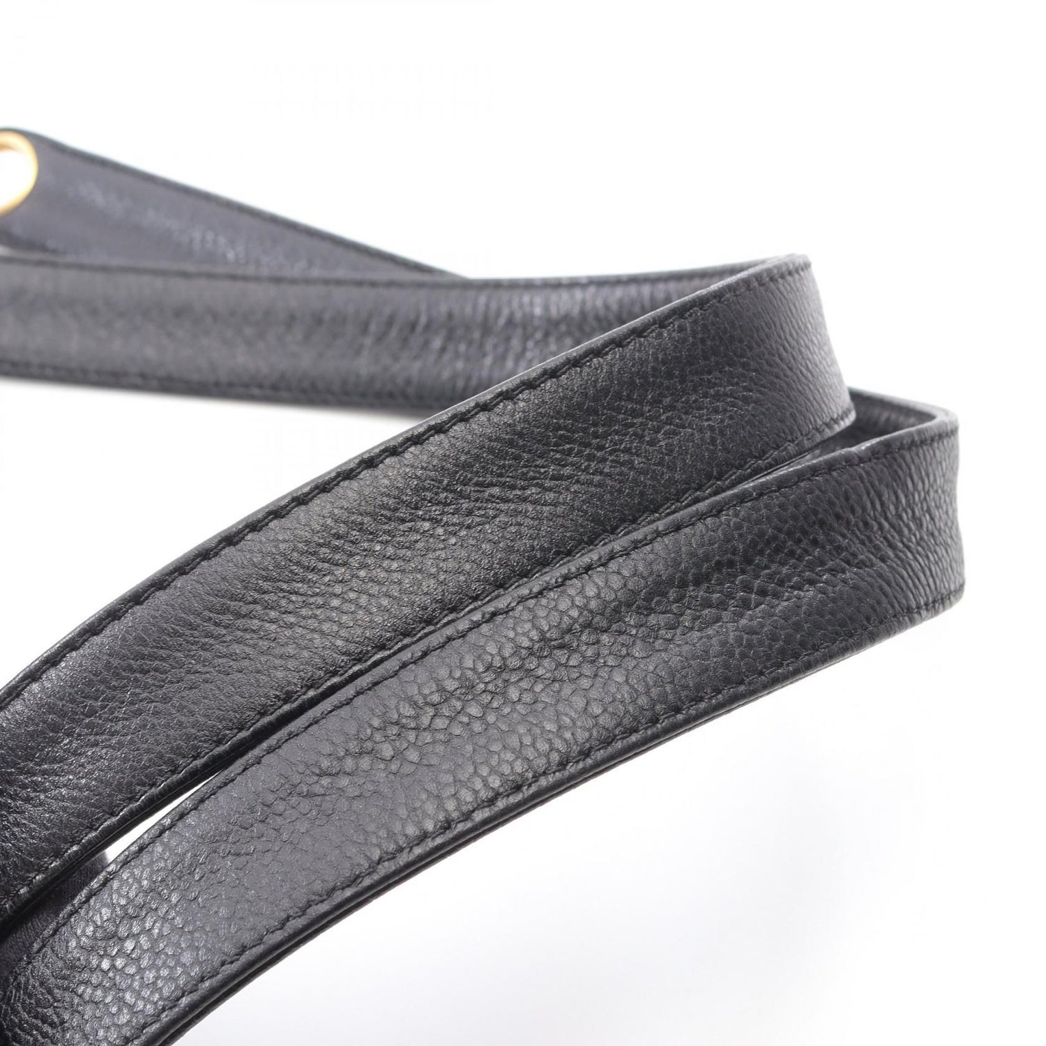 Chanel Black Trip Luco Co Tote Bag Calfskin (cowhide)