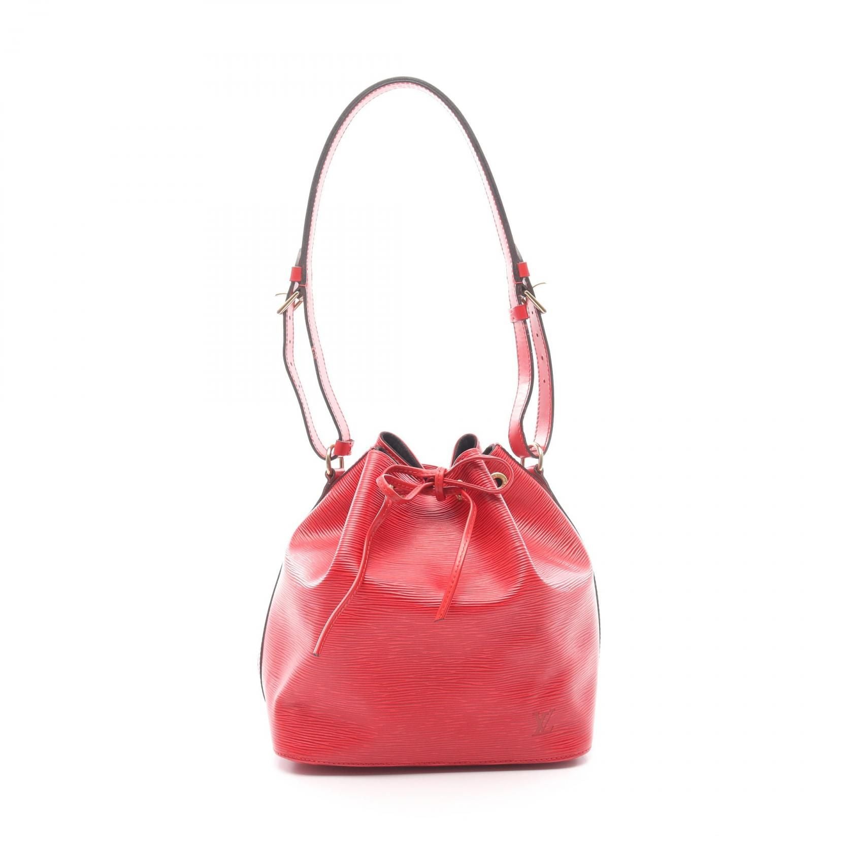 Louis Vuitton Petit Noe Castilian Red Red Shoulder Bag M 44107