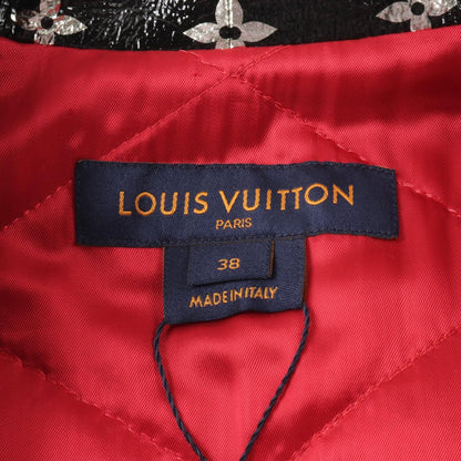 Louis Vuitton Monogram Biker Jacket Silver Black Silver Riders Jacket Rw 192w Nyk Fhlj 12
