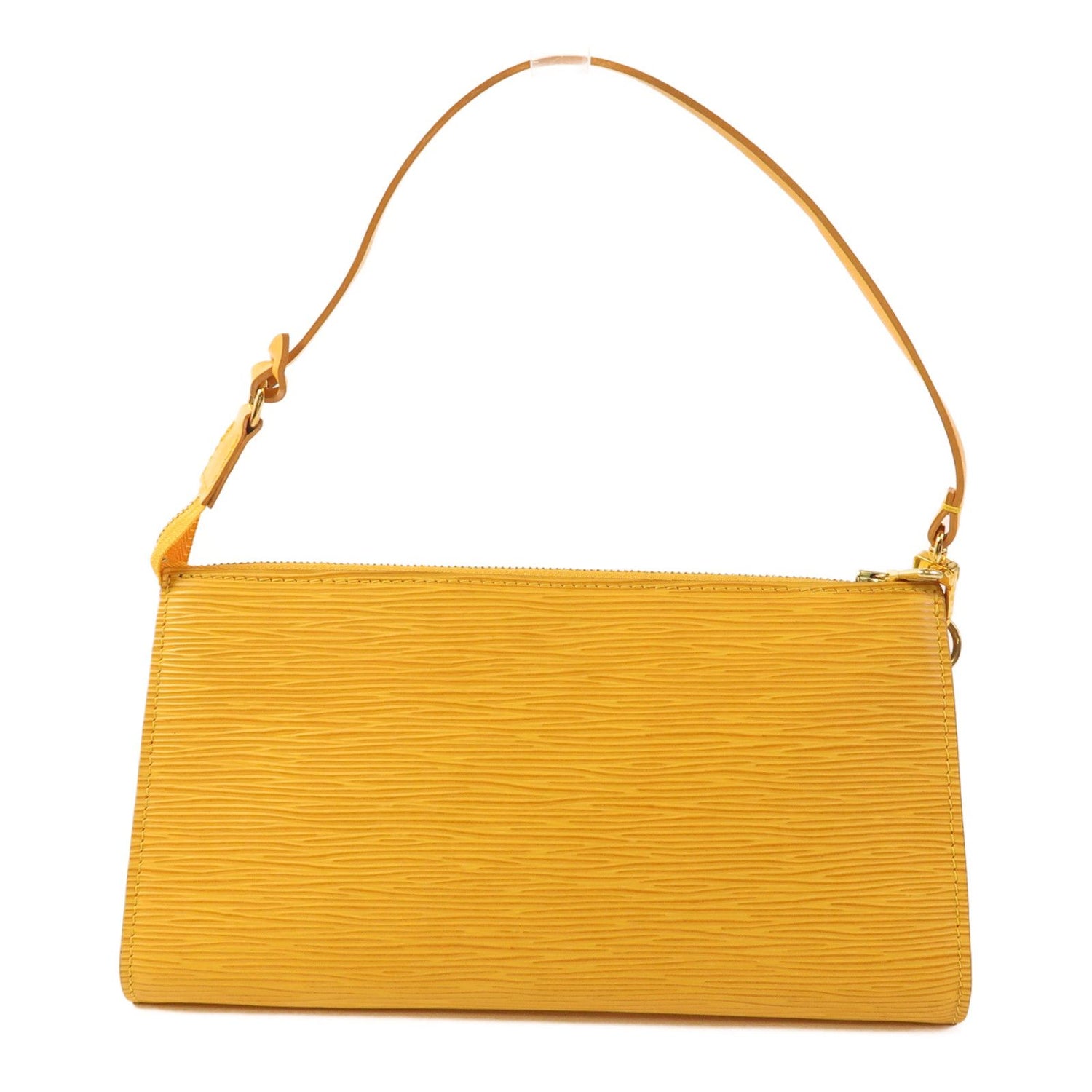Louis Vuitton Epi Pochette Accessoires Pouch Kinpaku Handmade Bag Yellow Handbag M 5294a