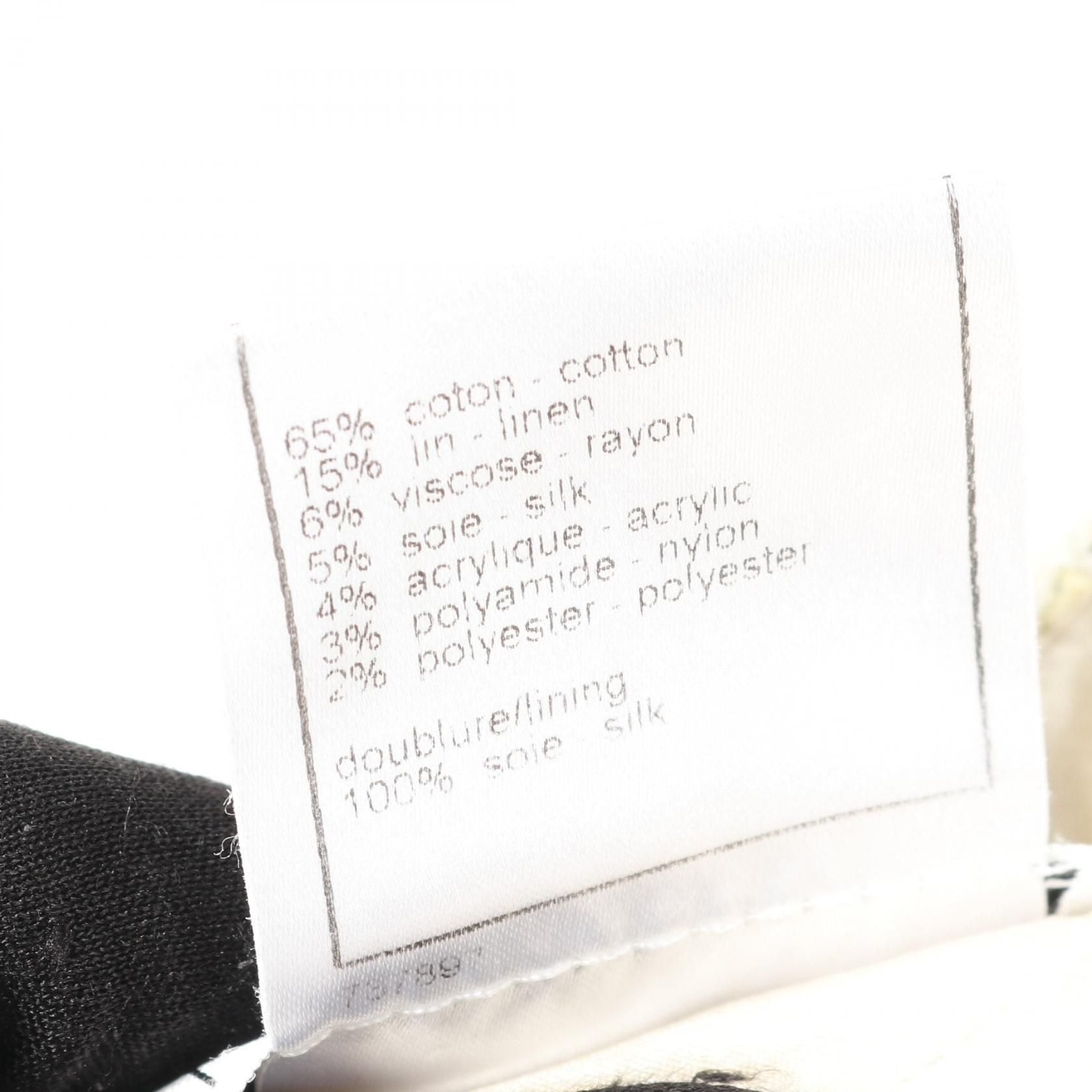 Chanel Pink Multicolor Coco Mark Skirt Cotton Fabric Silk P 25552v 15981