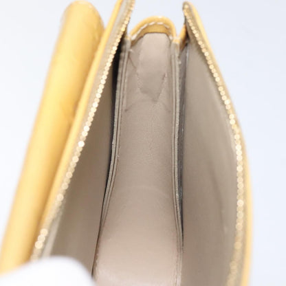Louis Vuitton Vernis Motto Accessory Pouch Beige M 91136 Lv Auth