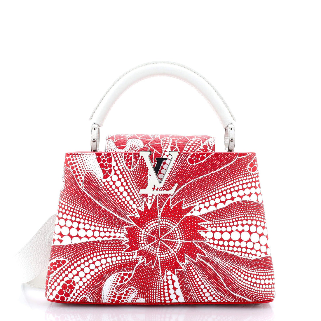 Louis Vuitton Capucines Bag Yayoi Kusama Flower Infinity Dots Taurillon Leather Bb