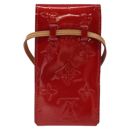Louis Vuitton Vernis Green Cigarette Case Red M 91155 Lv Auth