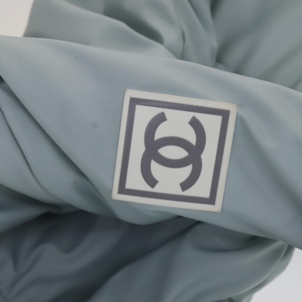 Chanel Sports Outer Nylon Light Blue Cc Auth