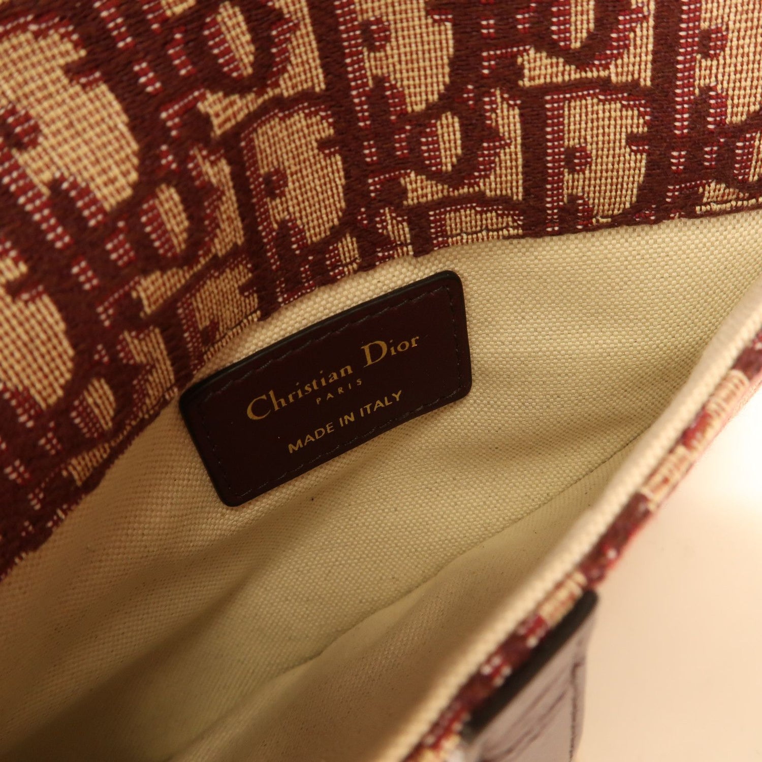 Dior Canvas Golden Waist Bag Red Waist Bag Body Bag Red Canvas Saddle Belt Bag