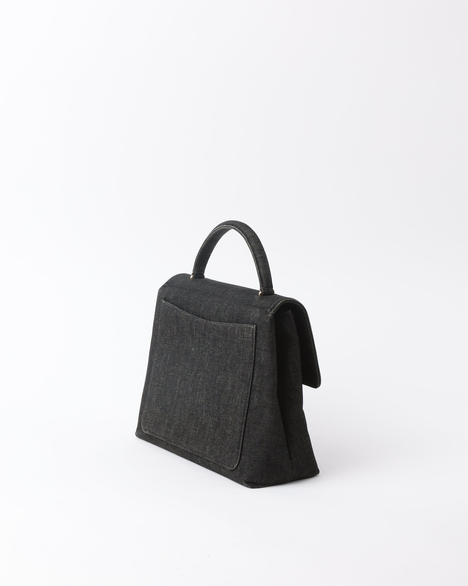 Chanel Kelly Denim Top Handle Bag